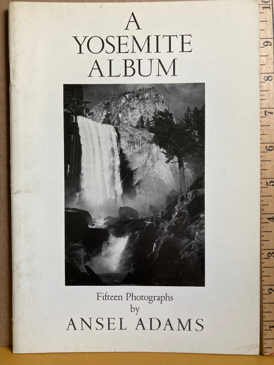 Adams, Ansel.  A Yosemite Album: Fifteen Photographs by Ansel Adams.