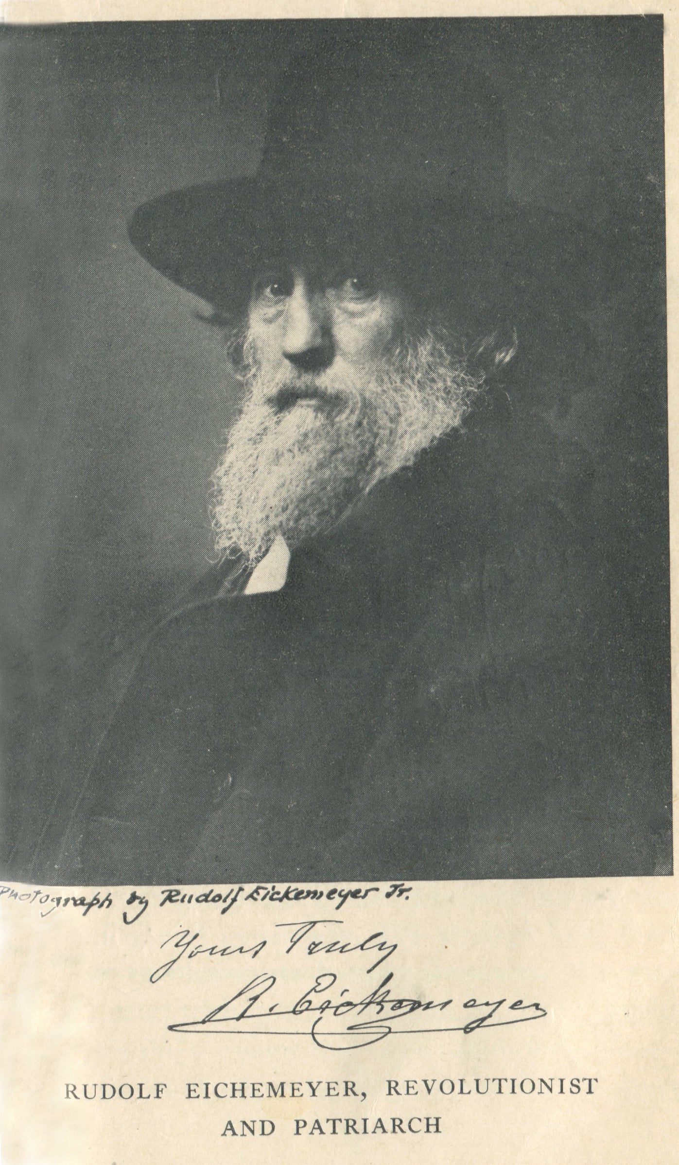 Eickemeyer, Rudolph. Portrait of his father in Loki: The Life of Charles Steinmetz by Jonathan Norton Leonard.