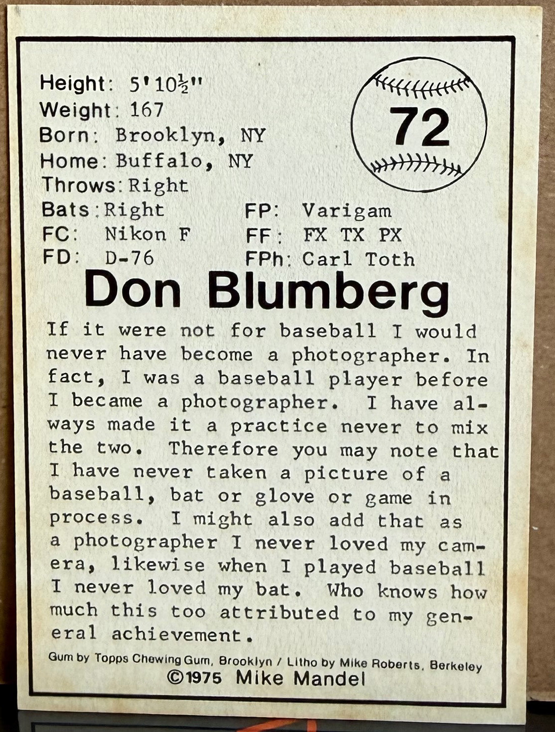 Blumberg, Donald. In Front of St. Patrick's Cathedral by Donald Blumberg, with Extra.