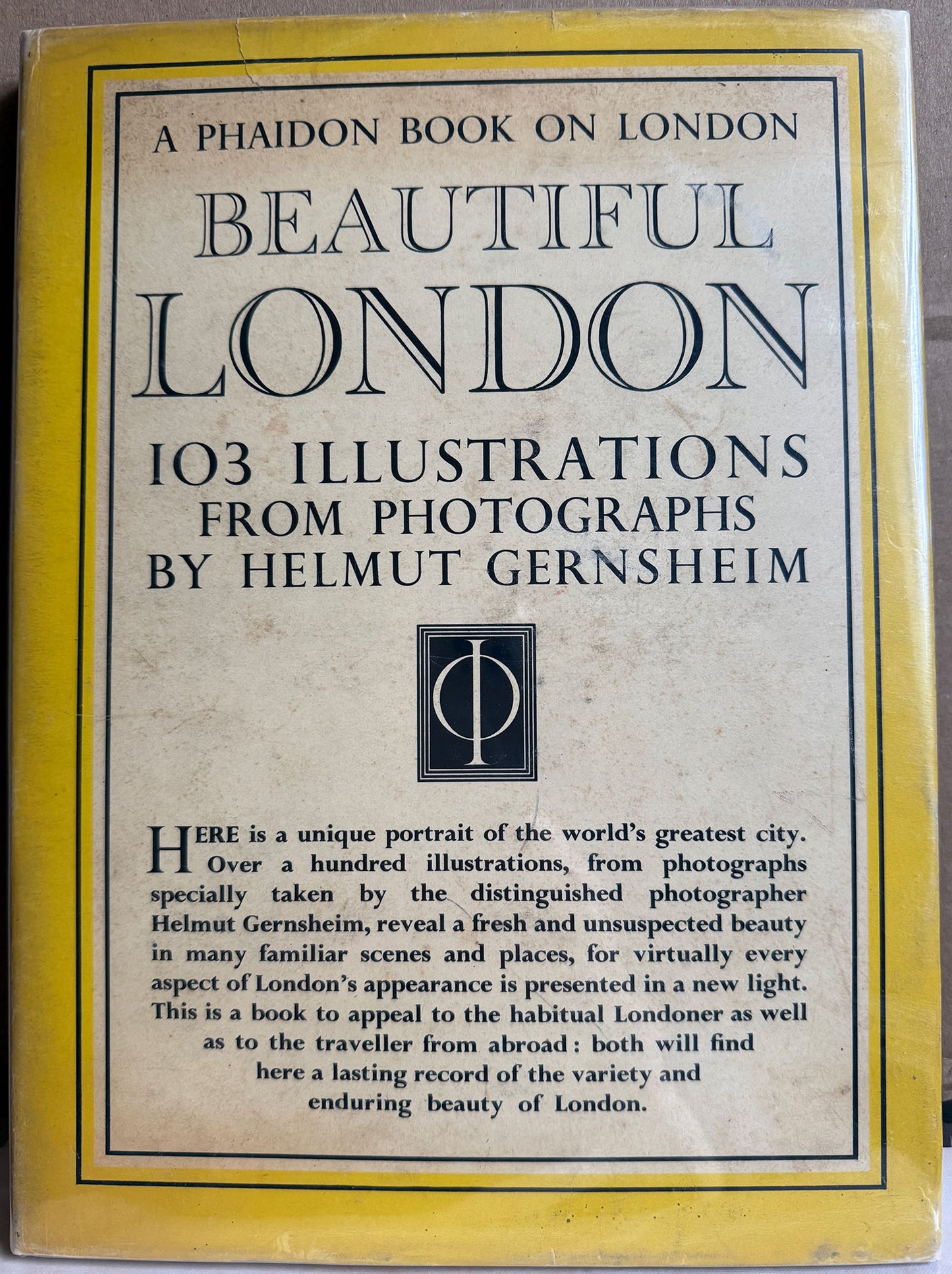 Gernseim, Helmut. Beautiful London by Helmut Gernsheim.