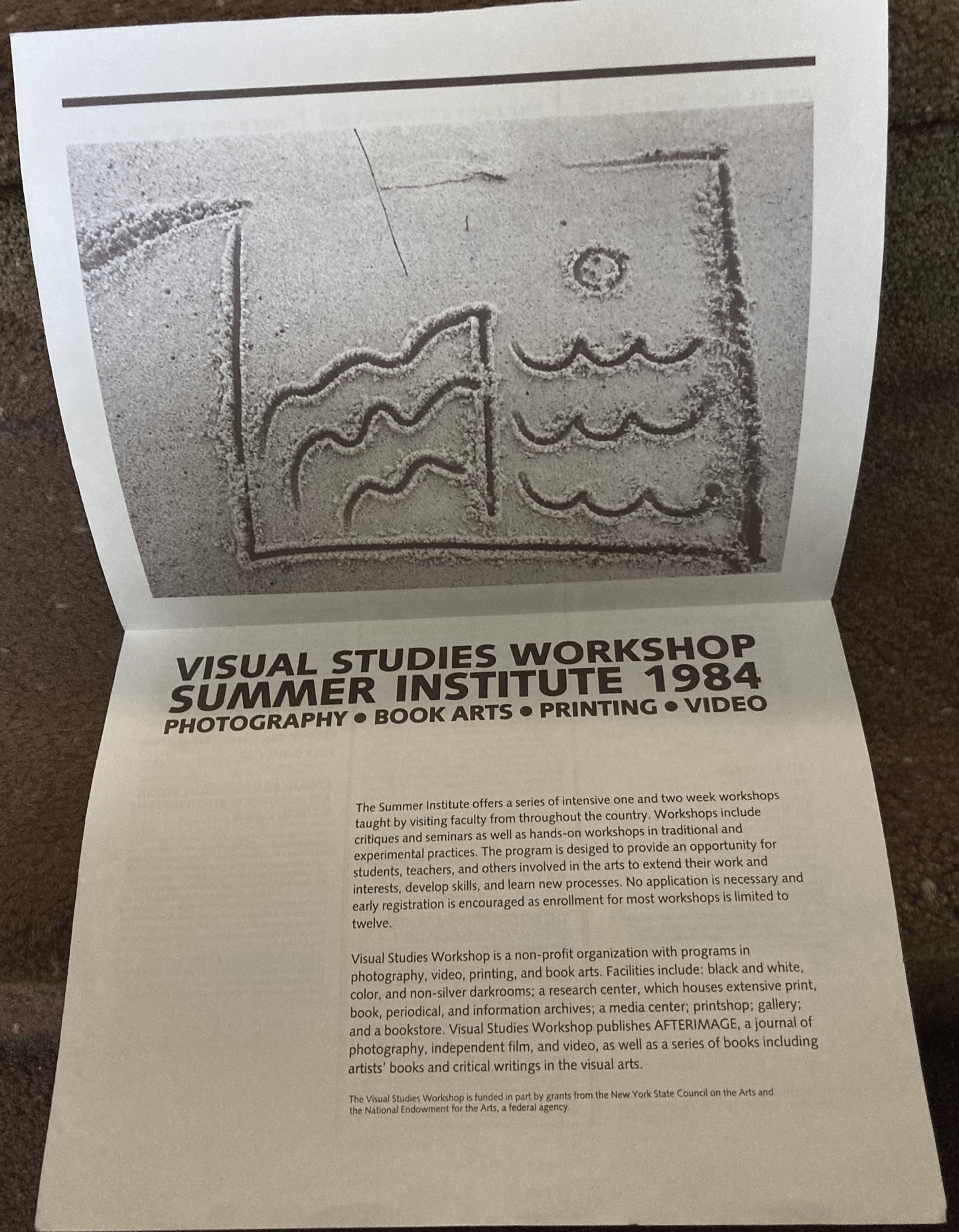 Visual Studies Workshop. Tenth Anniversary Poster and 6 other publications, 1977-1980s.