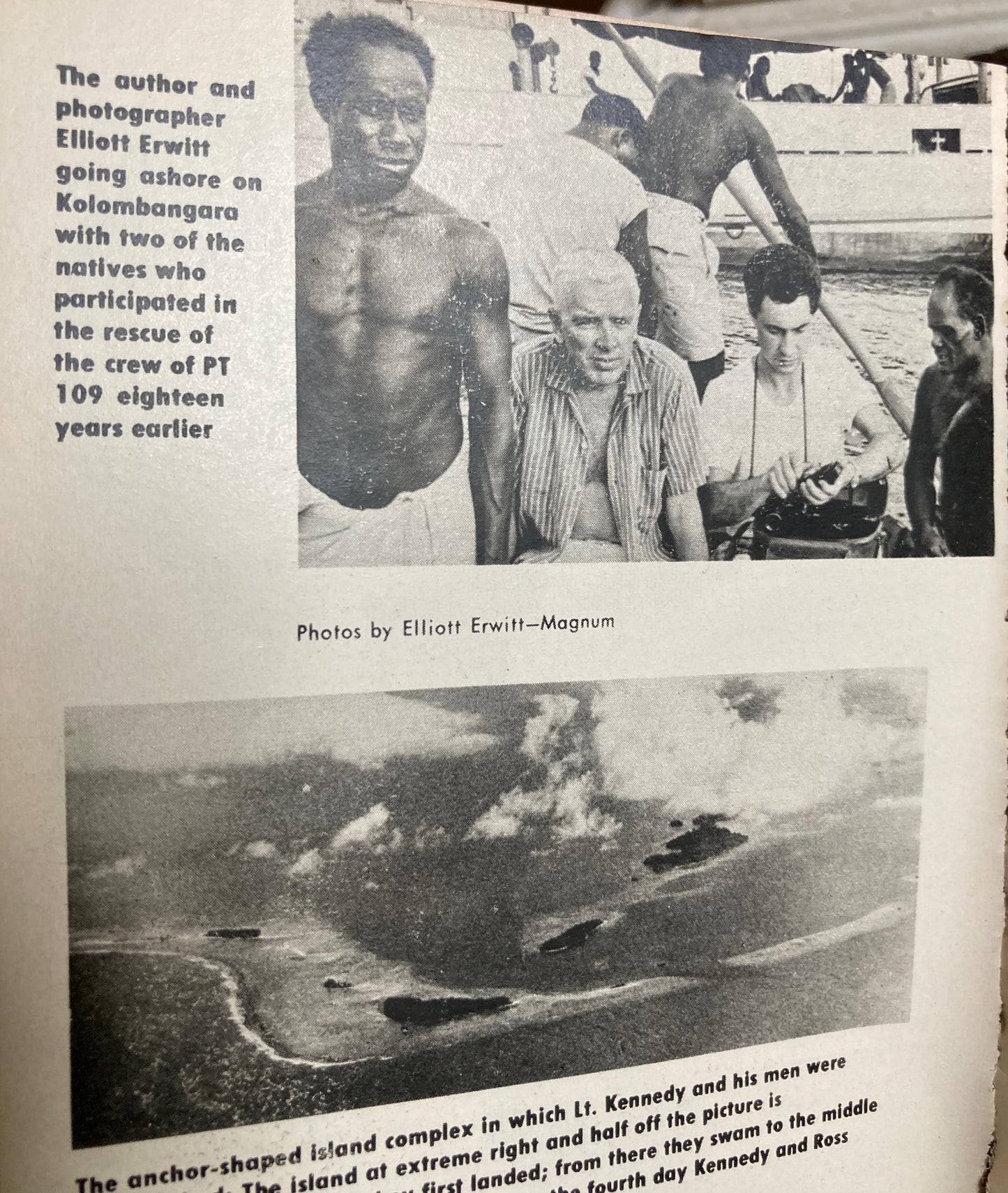 Erwitt, Elliott. PT 109: John F. Kennedy in World War II by Robert J. Donovan. Photographs by Elliot Erwitt.