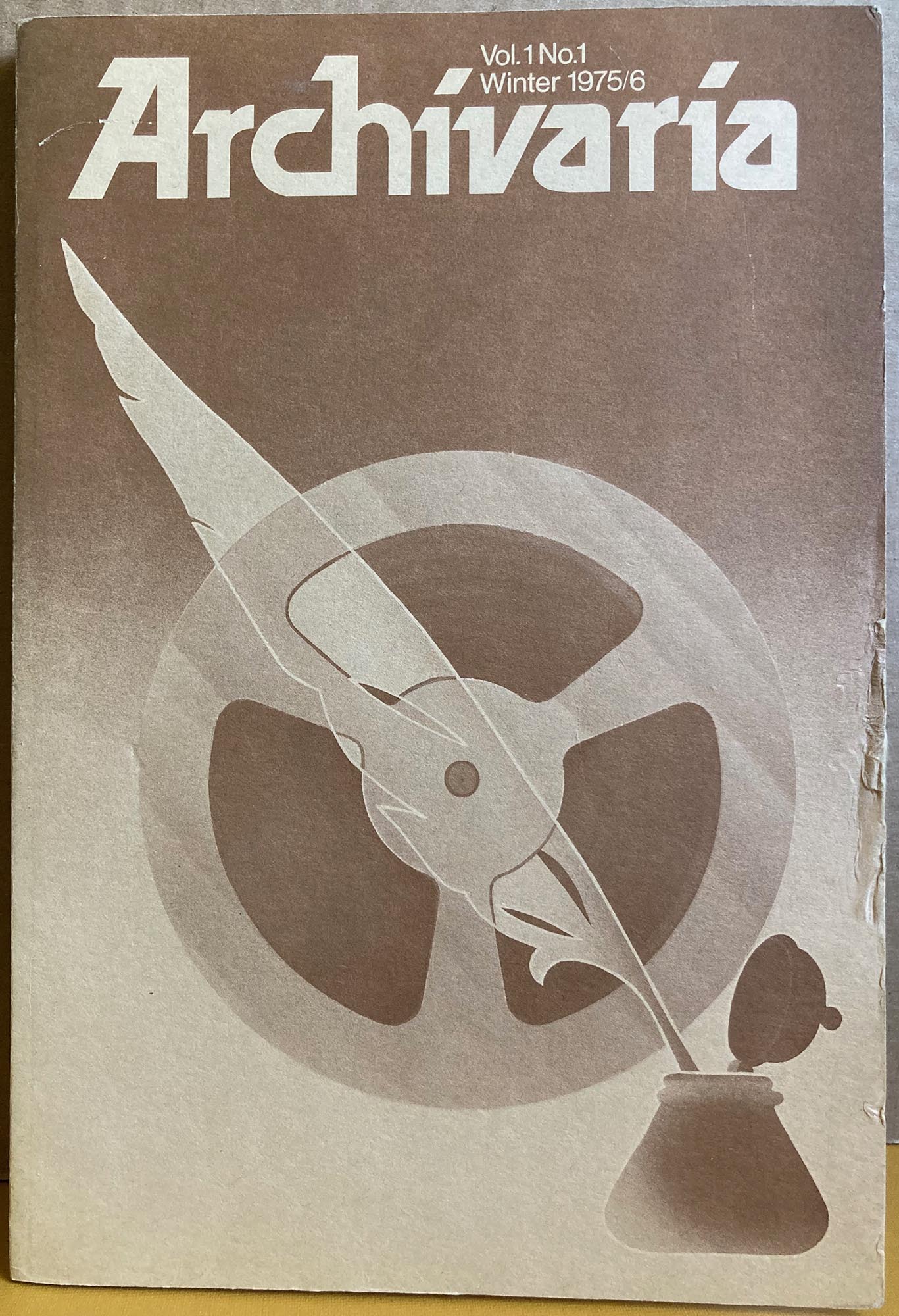 Canada. Archivaria, Volume 1, Number 1. Winter, 1975/6.