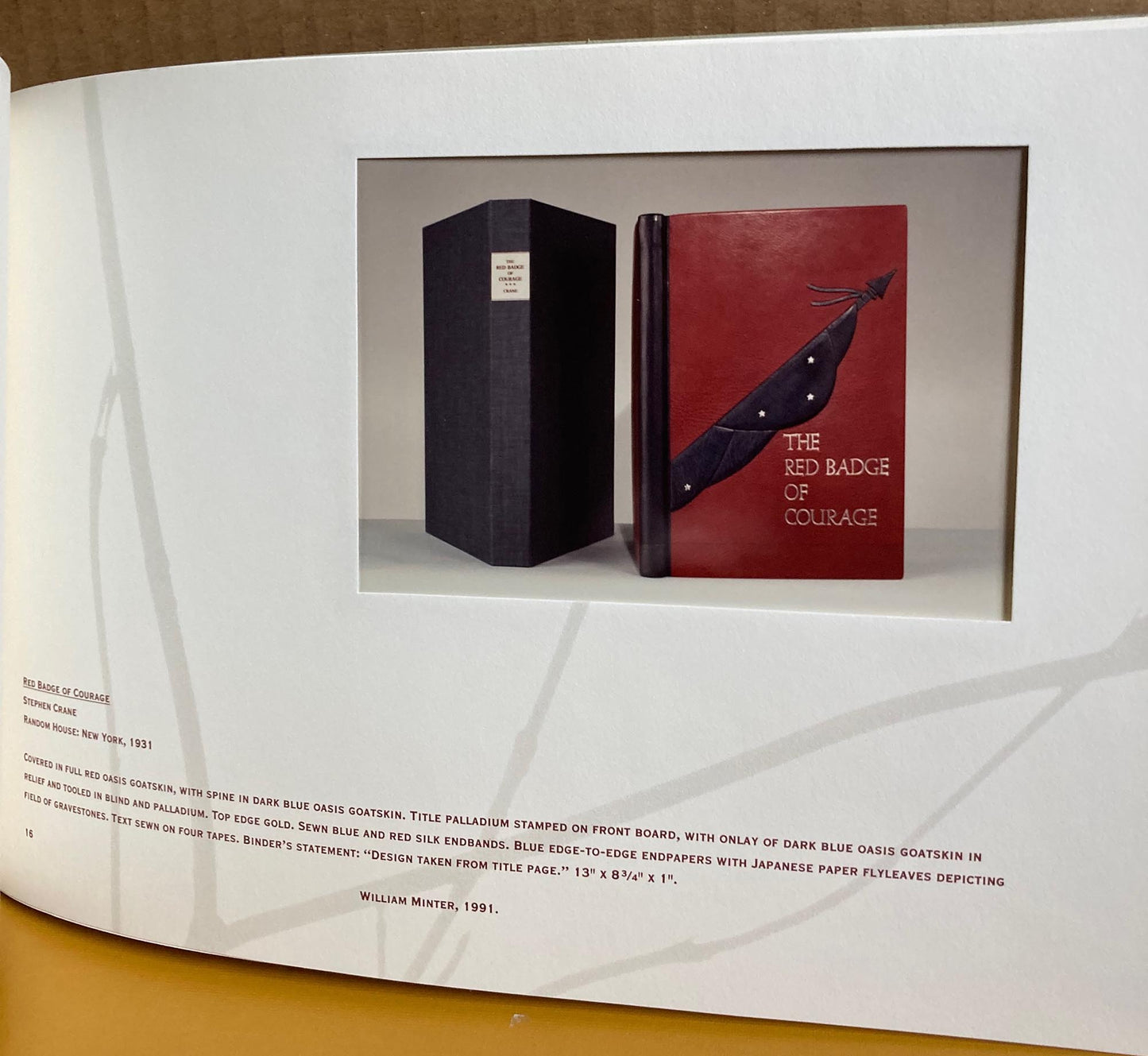 Bookbinding. Chicago Hand Bookbinders. Twelfth Anniversary Exhibition. Art Institute of Chicago. Ryerson-Burnham Library, March 3, 1991.