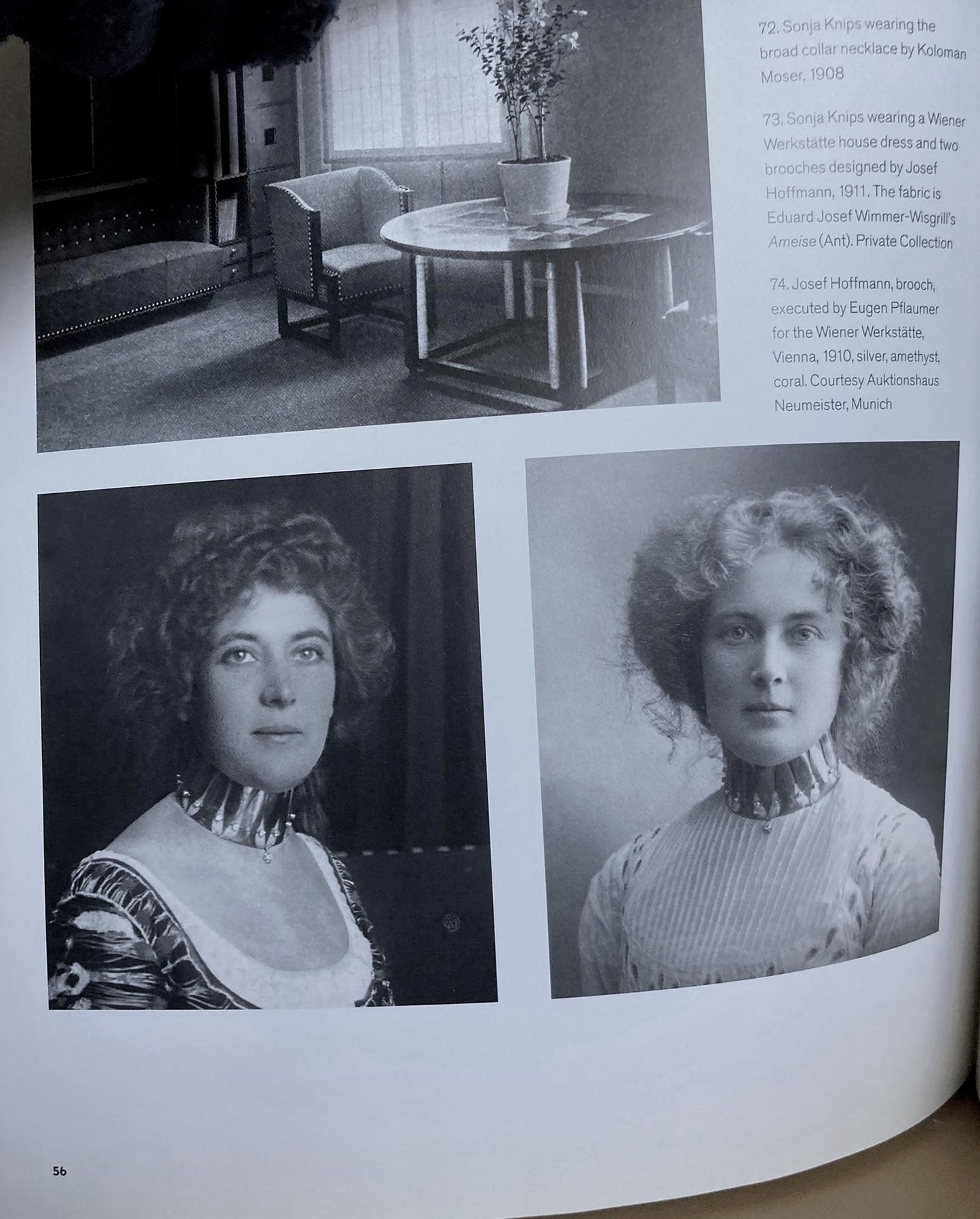 Jewelry.  Wiener Werkstǎtte Jewelry. Exhibition catalog.