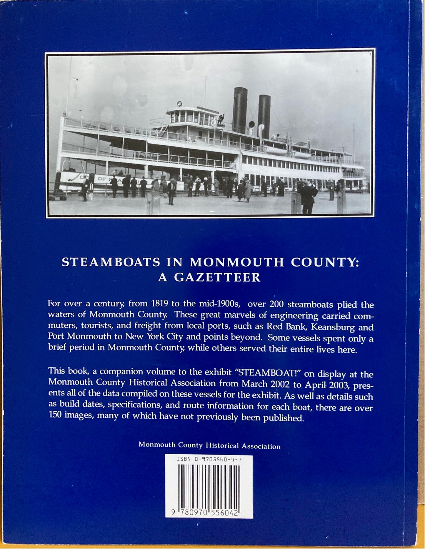 Steamboats in Monmouth County: A Gazetteer by Megan E. Springate.