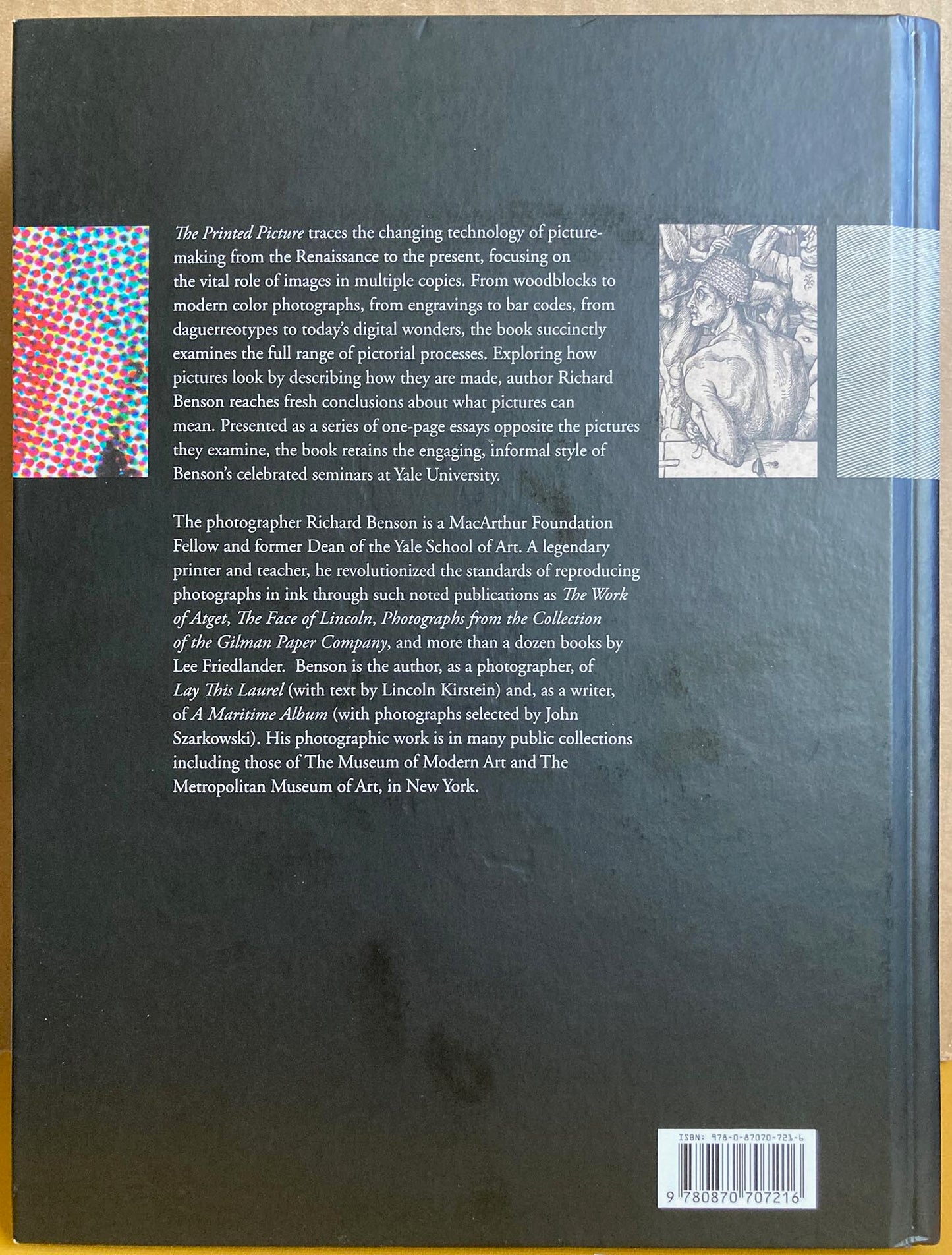 The Printed Picture by Richard Benson. A guide to printing processes.