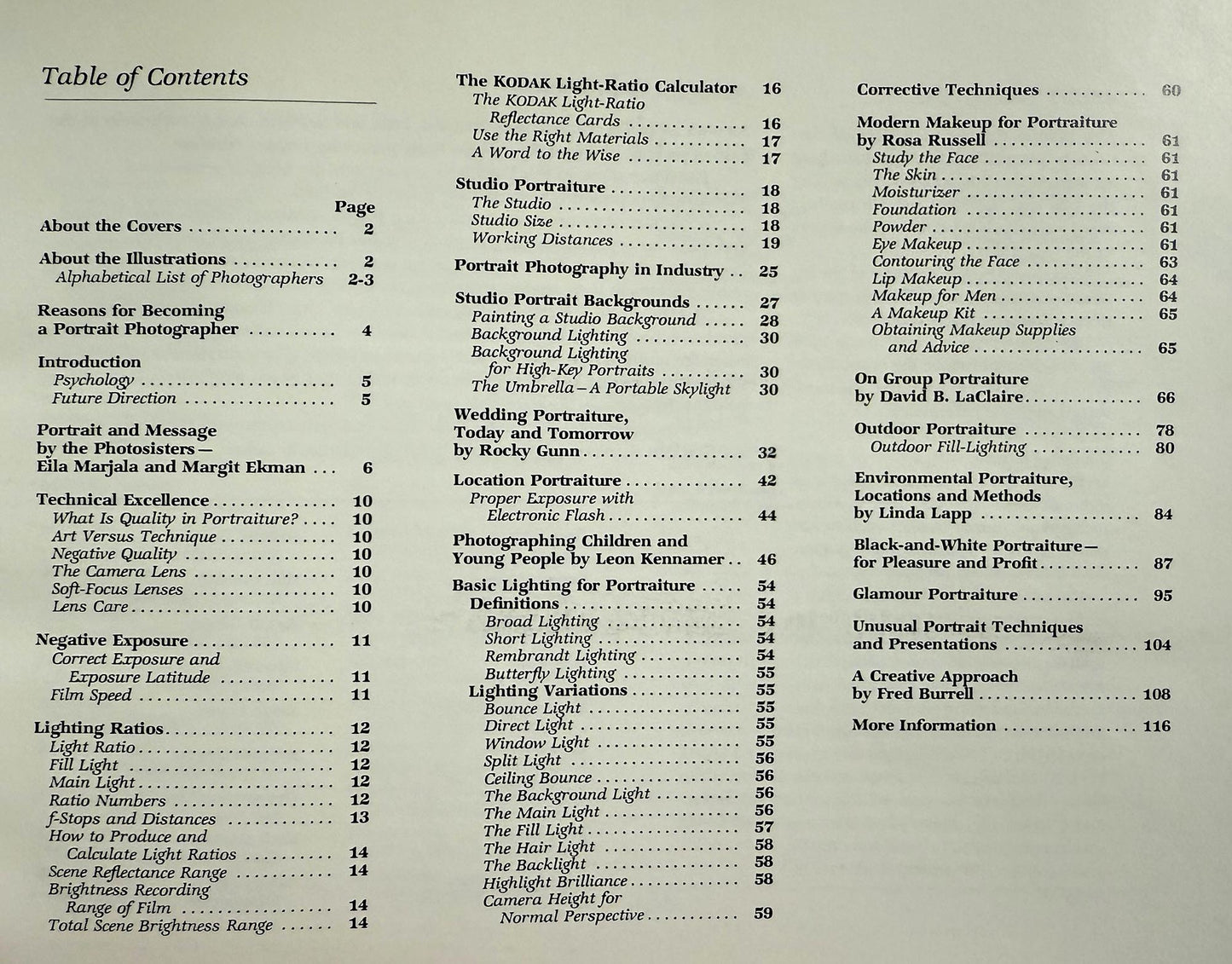 Professional Portrait Techiques. Guide for professional and advanced amateur photographers.