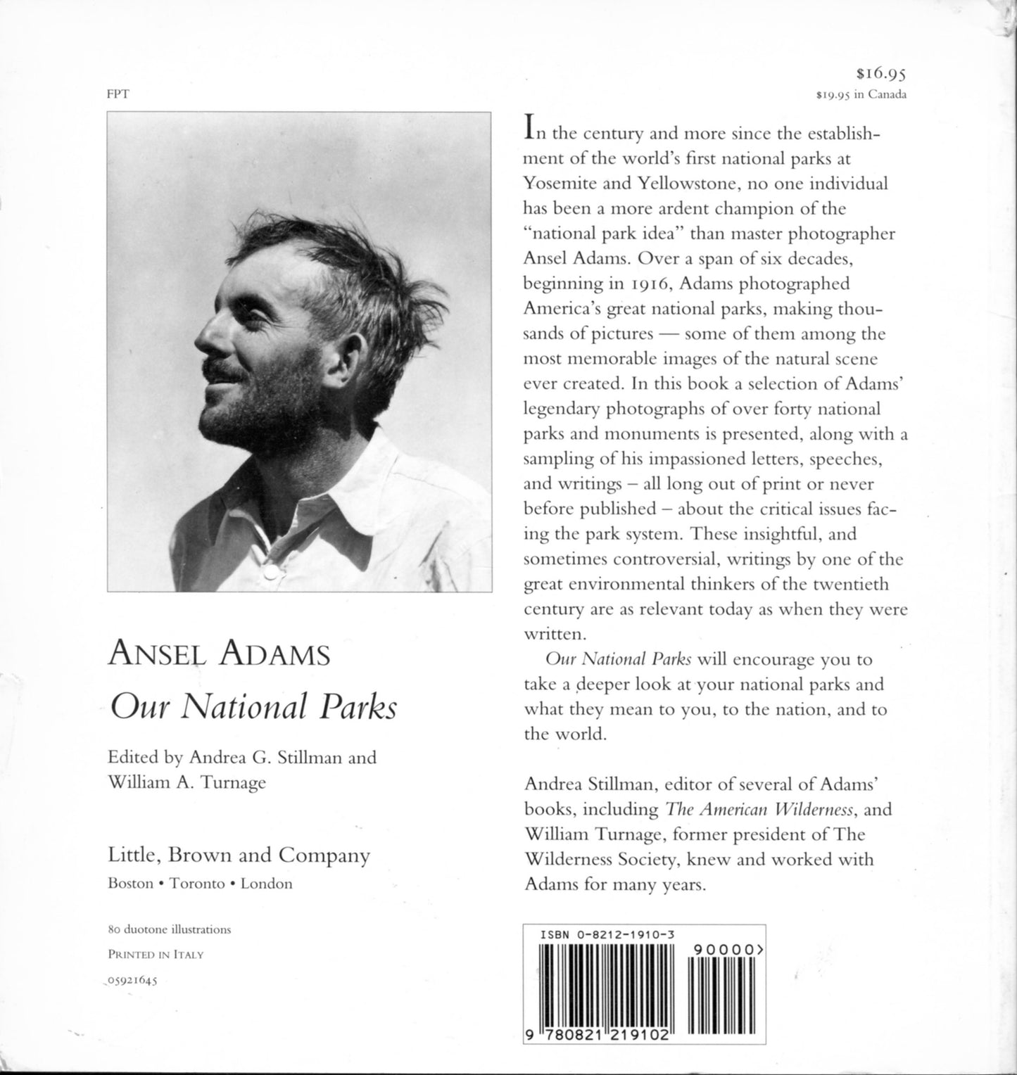 Adams, Ansel. Our National Parks by Ansel Adams.