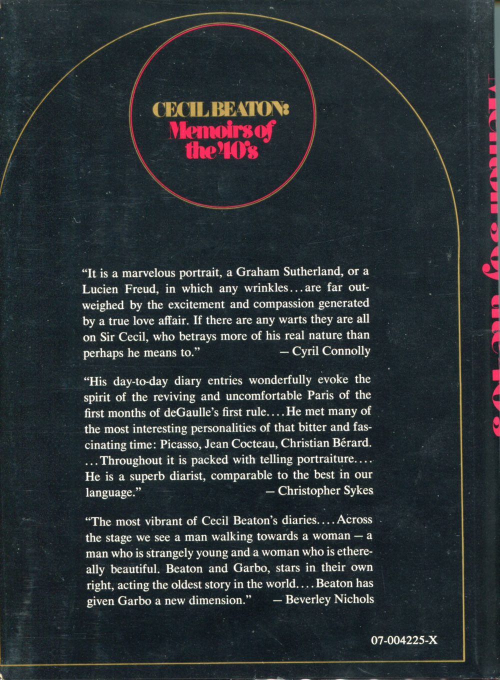 Beaton, Cecil. Cecil Beaton: Memoirs of the 40’s by Cecil Beaton.