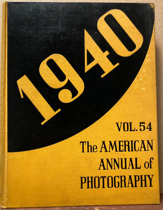 Annuals.  American Annual of Photography 1940. Volume 54.