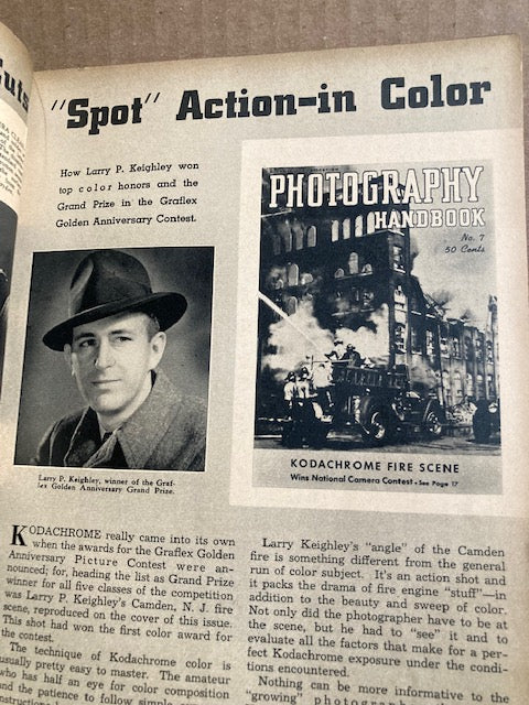 Photography Handbook No. 7. Edited by Norman C. Lipton. Fawcett, 1940. Includes Weegee.