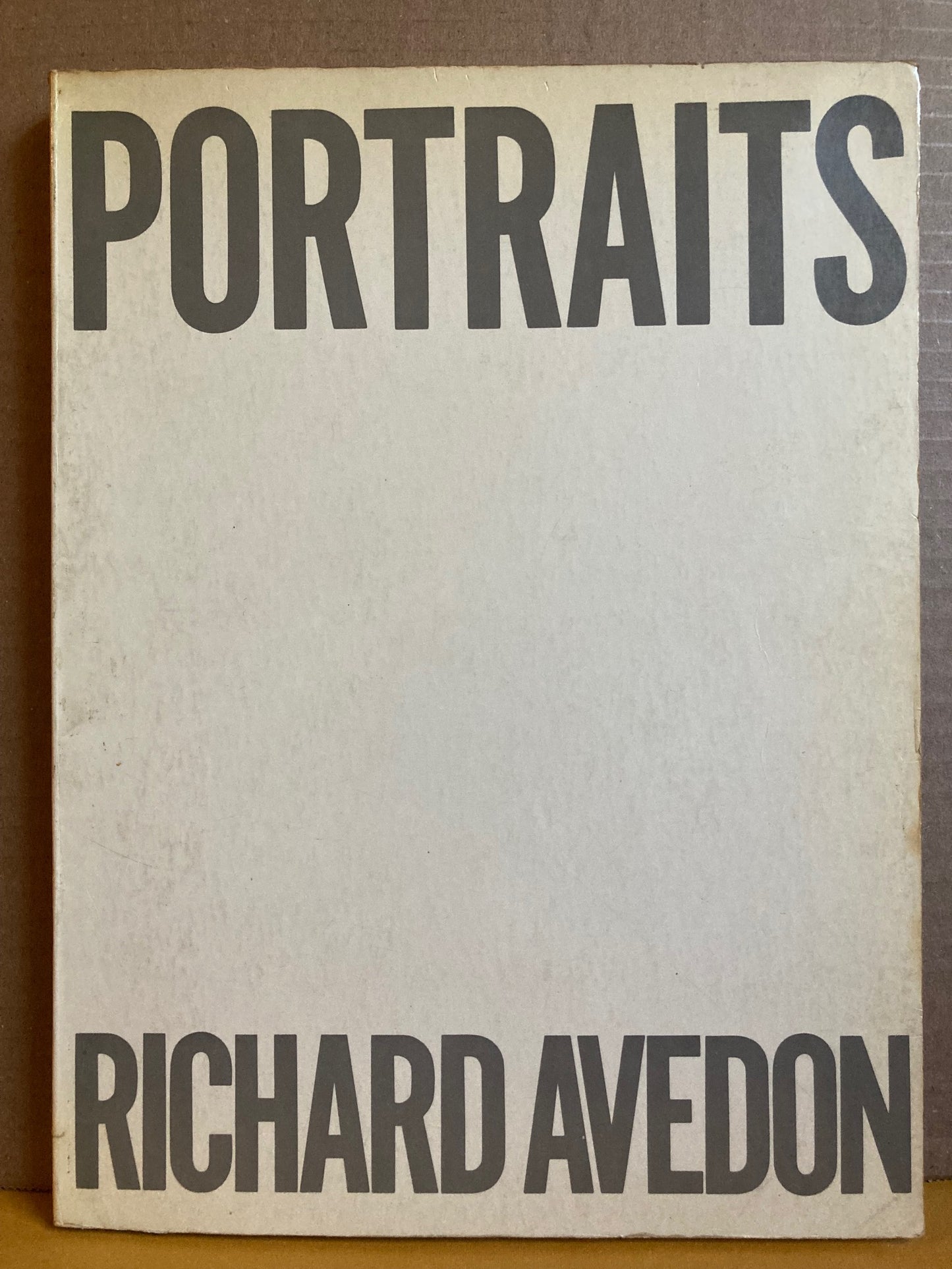 Avedon, Richard.  Richard Avedon: Portraits. First edition in wraps.