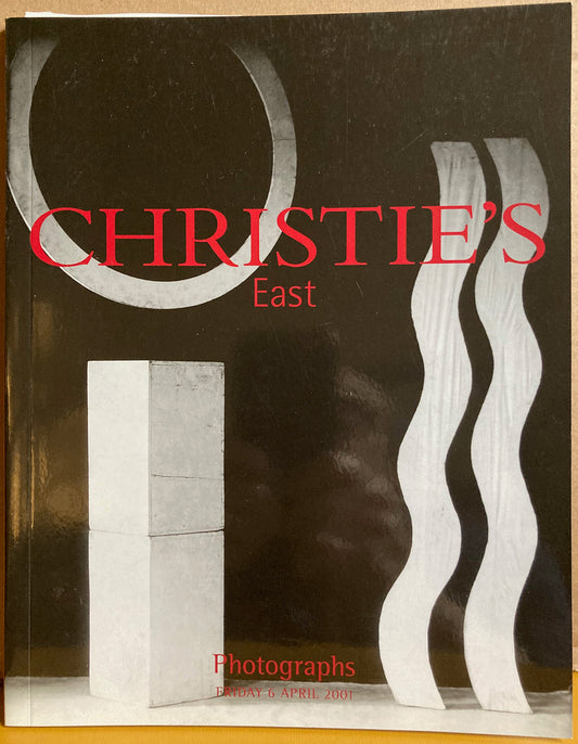 Christie's East. Photographs. Friday 6 April 2001. Sale 8503.