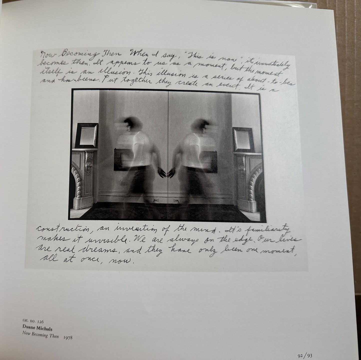 Vanishing Presence. Exhibition catalog edited by Eugeneia Parry Janis,Max Kozloff,and Adam D. Weinberg.