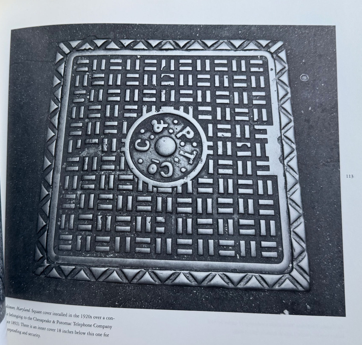 Melnick, Robert A., Manhole Covers, with photographs by Robert A. Melnick.