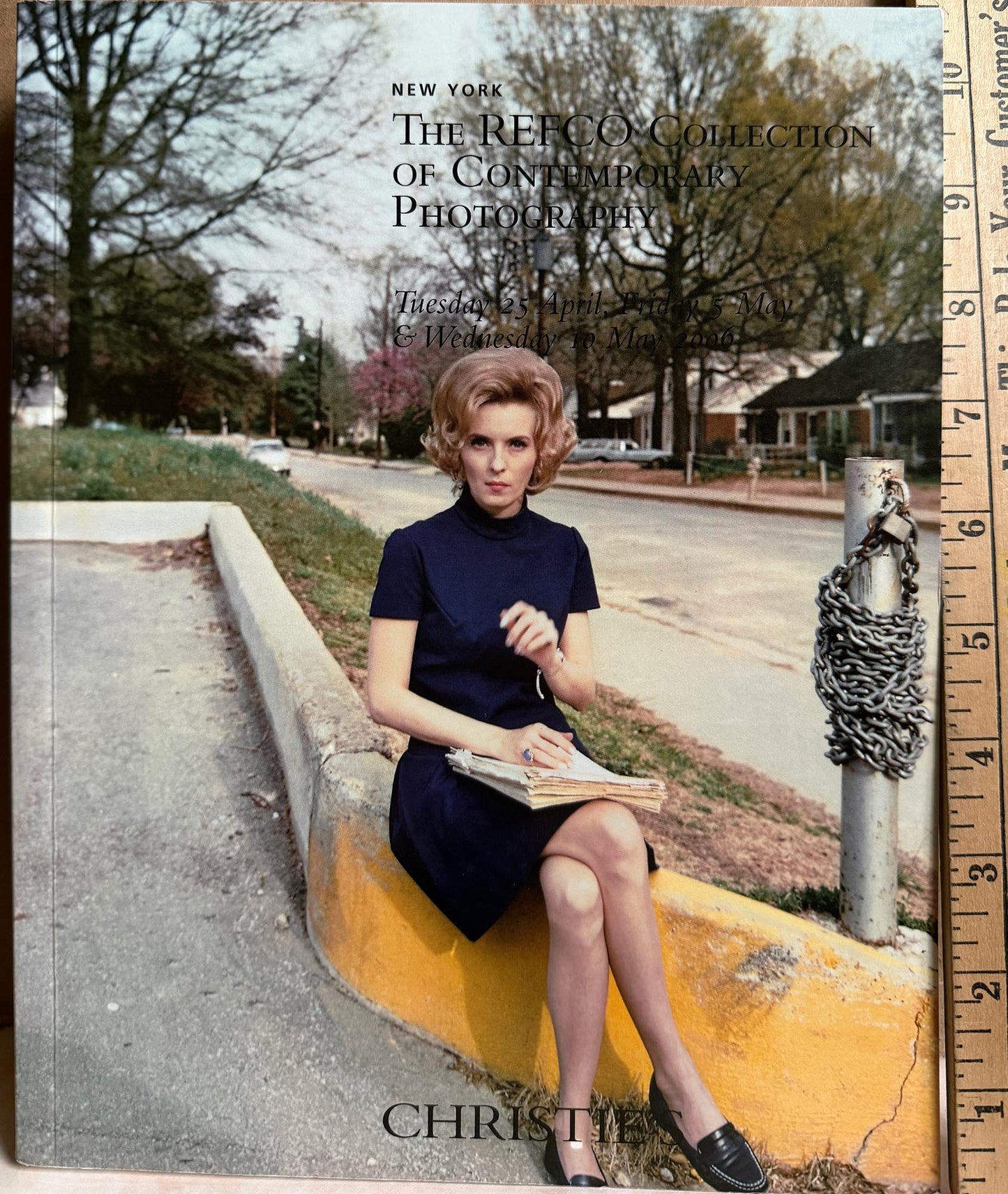 Christie’s New York.  The Refco Collection of Contemporary Photography. Auction 1777, 25 April, 5, 10 May 2006.