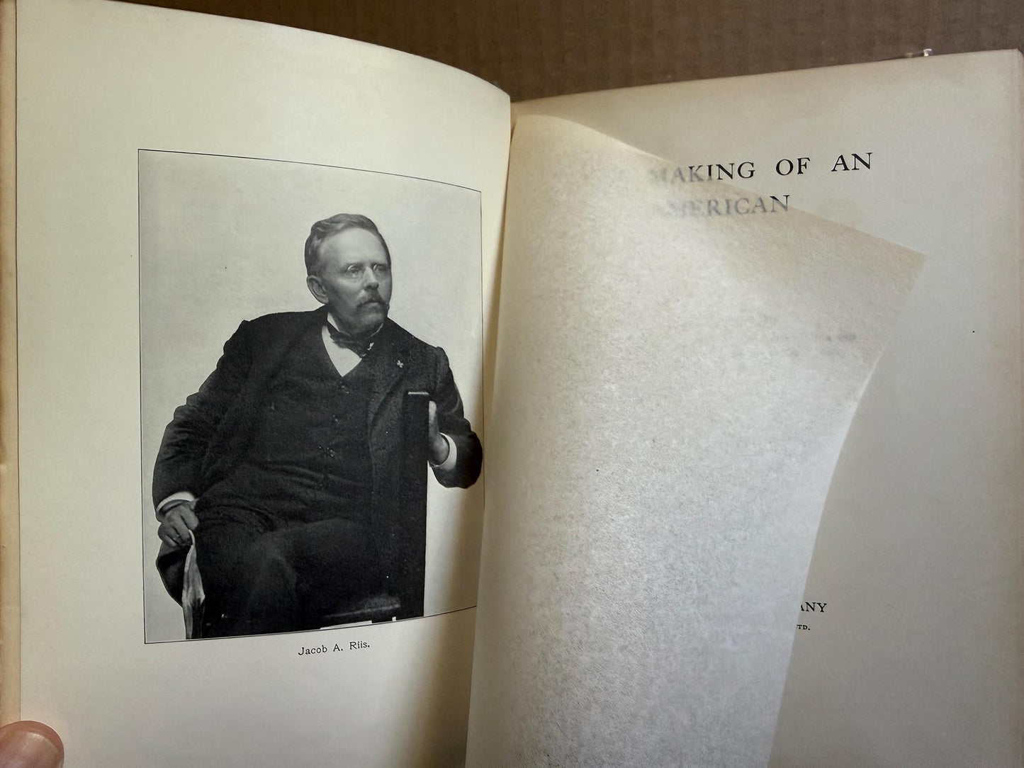 Riis, Jacob. The Making of an American by Jacob Riis. Autobiography.