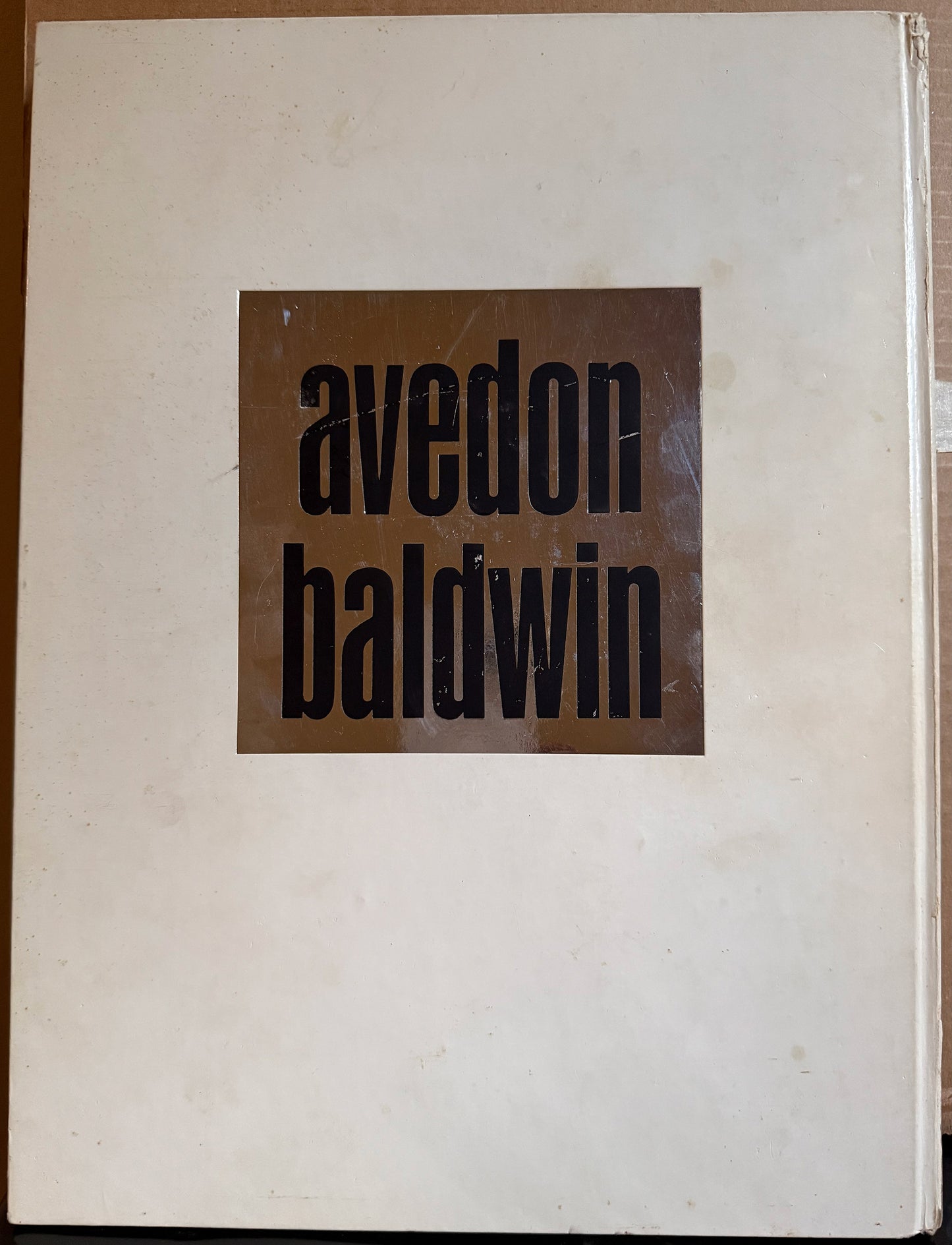 Avedon, Richard.  Nothing Personal by Richard Avedon and James Baldwin.