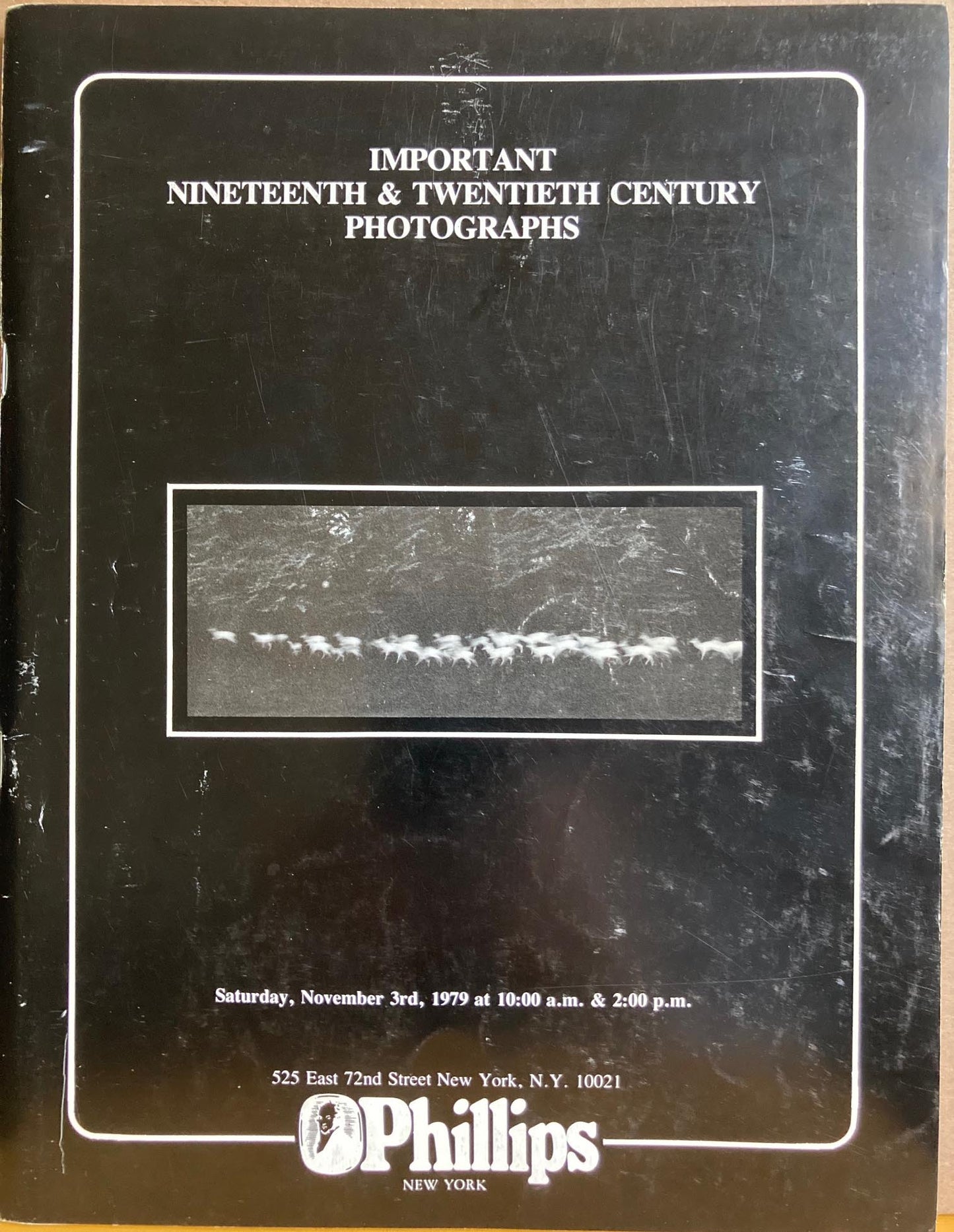 Auction Catalogs.  Phillips New York. Five Photography auctions, 1979, 1981, 1982.