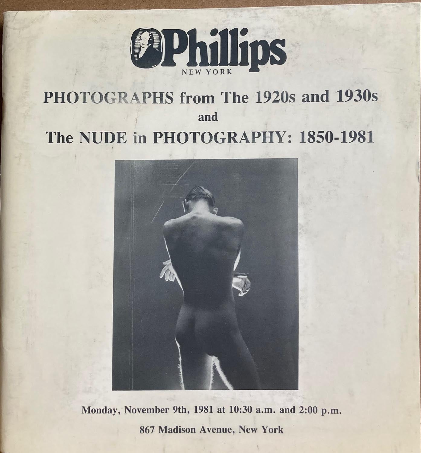 Auction Catalogs.  Phillips New York. Five Photography auctions, 1979, 1981, 1982.