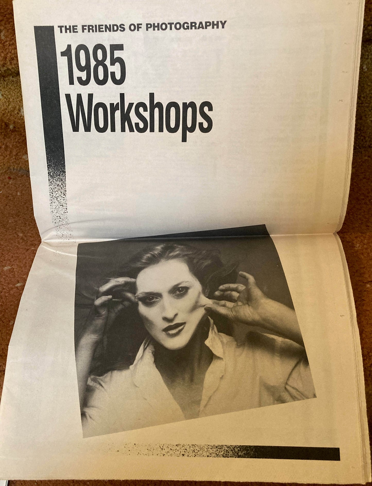 Friends of Photography. 7  Workshop Catalogs, 1982–1989.