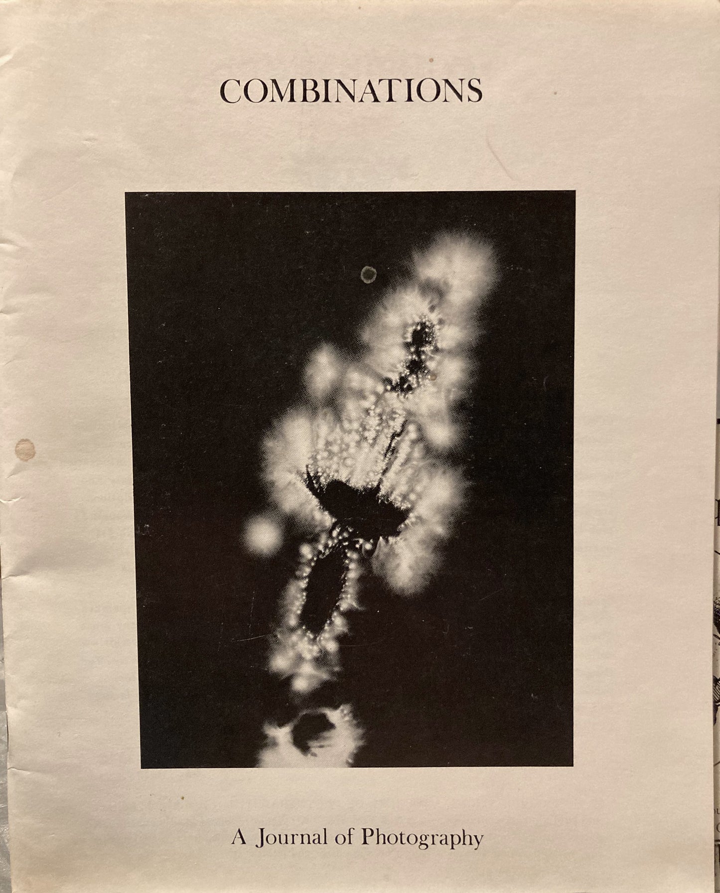 Laughlin, Clarence John.  Combinations, Volume One, Number Two, Winter 1977-78 with interview of Clarence John Laughlin.