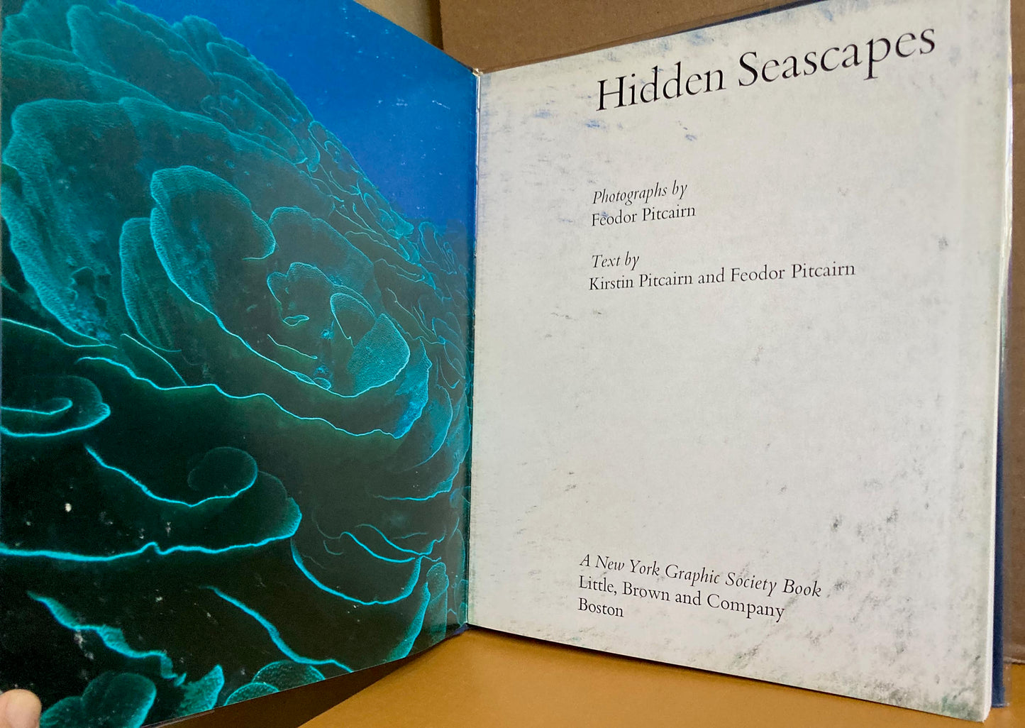 Underwater Photography. Hidden Seascapes by Feodor Pitcairn with text by Kirstin and Feodor Pitcairn.