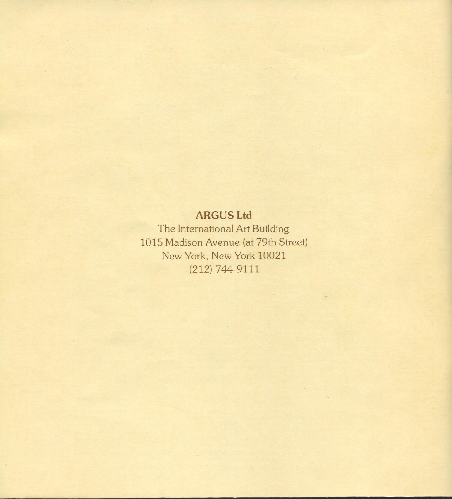 Auction Catalogs. Important Nineteenth & Twentieth Century Photographs and Related Material. Auction #5. April 29, 1978. Argus, Ltd., New York.