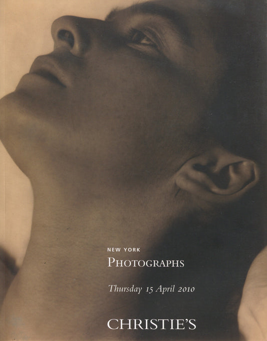 Christie’s New York. Photographs. Thursday 15 April 2010. Auction catalog.