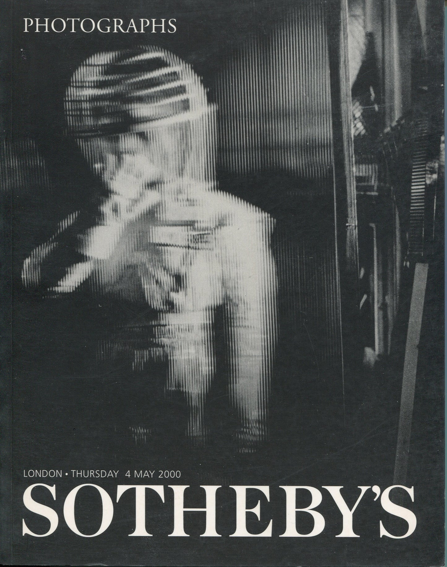 Photographs. Sotheby’s London Thursday 4 May 2000 Sale LO0511. Auction Catalog.