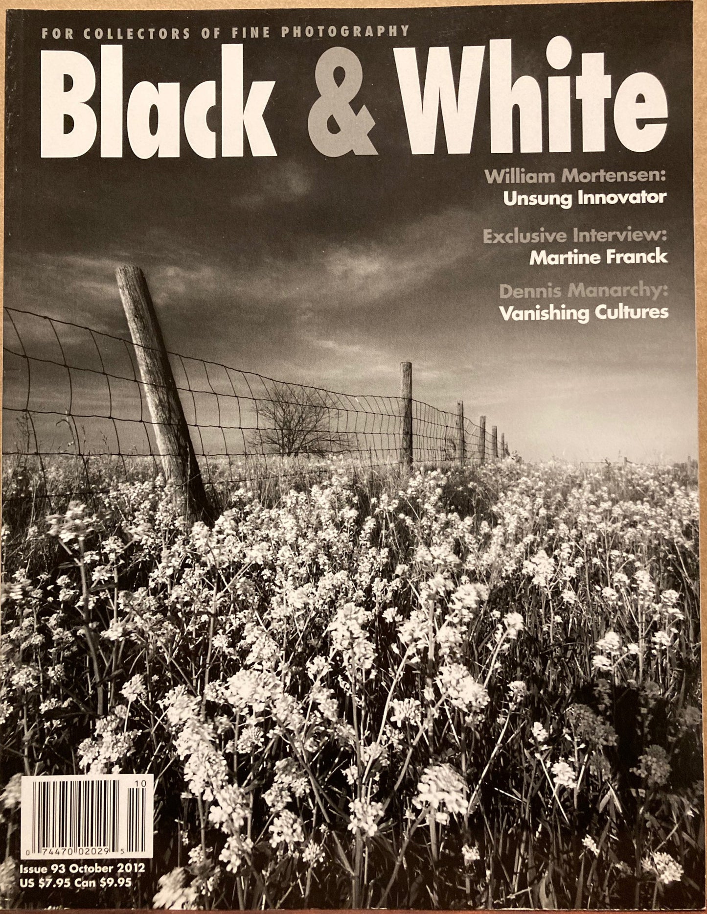 Black & White. No. 93. October 2012. William Mortenson, Martine Frank, et al.