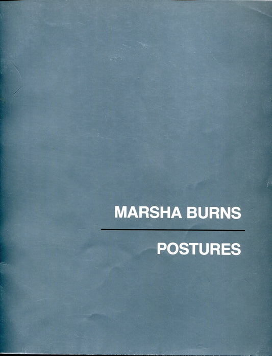 Burns, Marsha. Postures. Photographs by Marsha Burns.