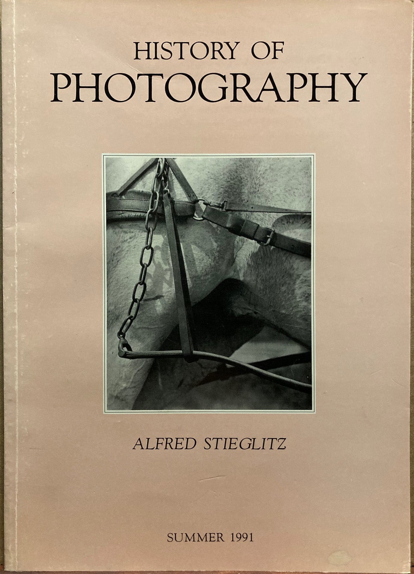 History of Photography, an International Quarterly, 15:2 (Summer 1991). Alfred Stieglitz.