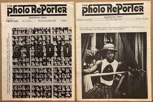 The Photo Reporter, 4 issues, 1973–1974. Jacob Deschin, editor and principal photographer.