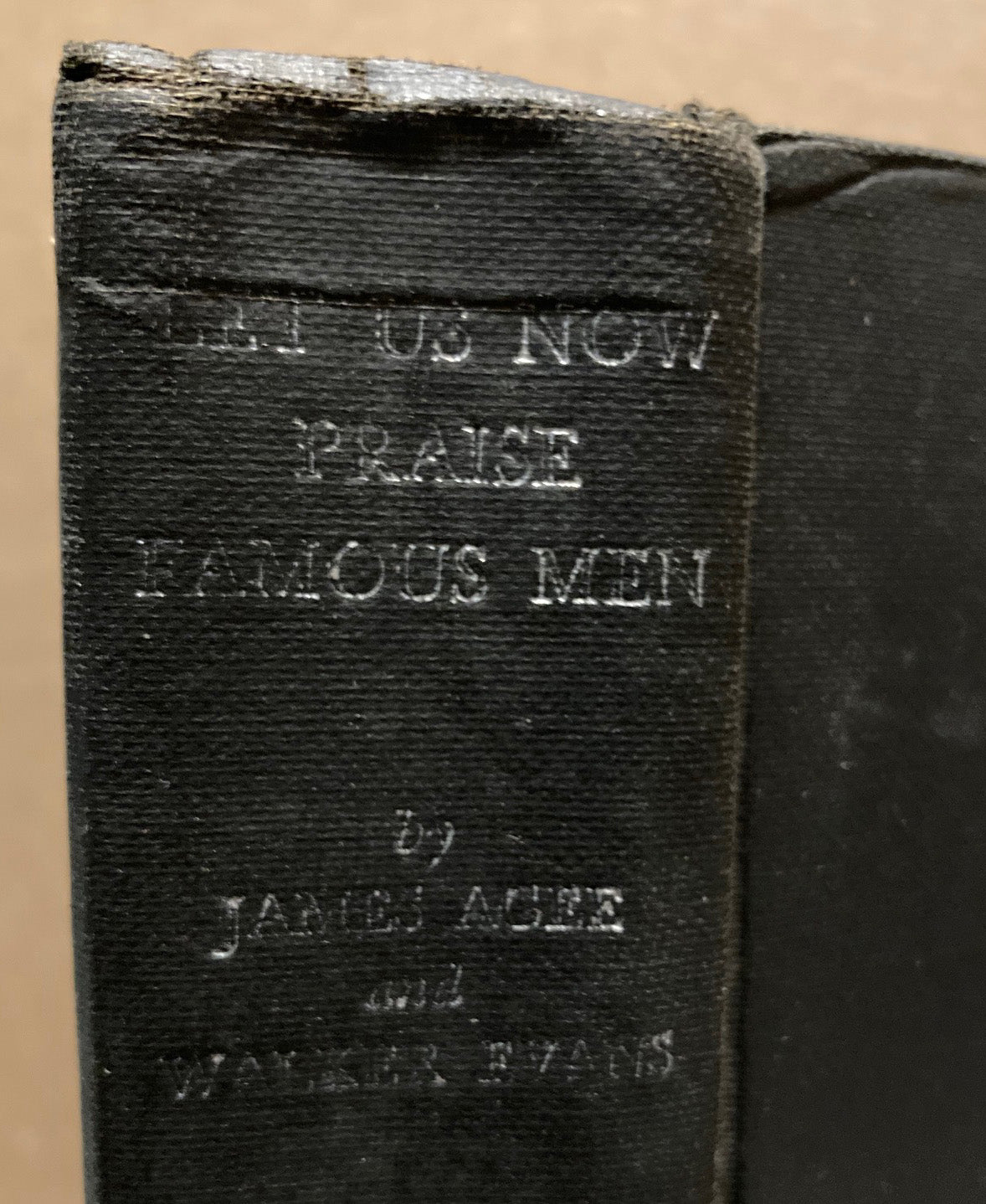 Evans, Walker. Let Us Now Praise Famous Men by James Agee and Walker Evans.