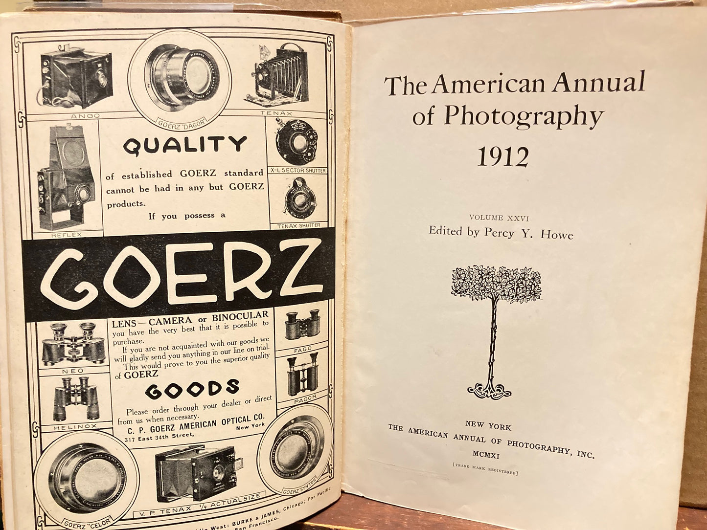 Annuals. American Annual of Photography, 1912.