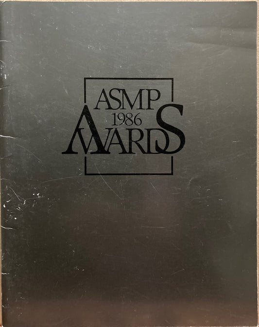 ASMP 1986 Awards Ceremony.