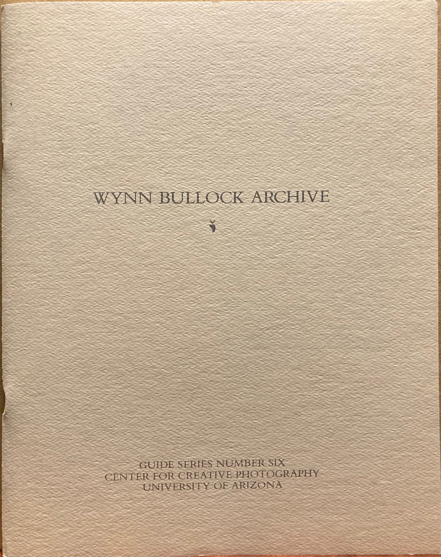 Bullock, Wynn. Wynn Bullock Archive.