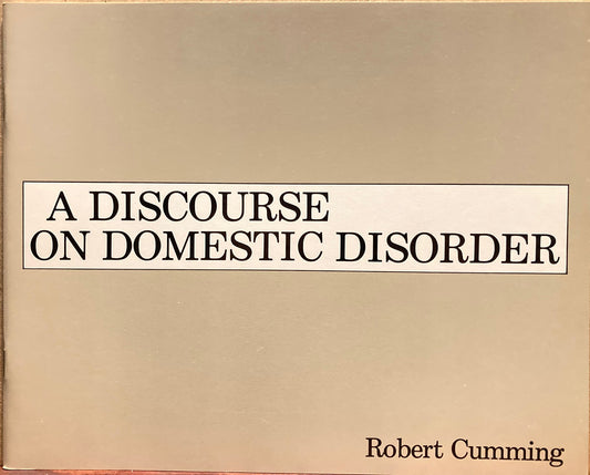 Cumming, Robert. A Discourse on Domestic Disorder by Robert Cumming.