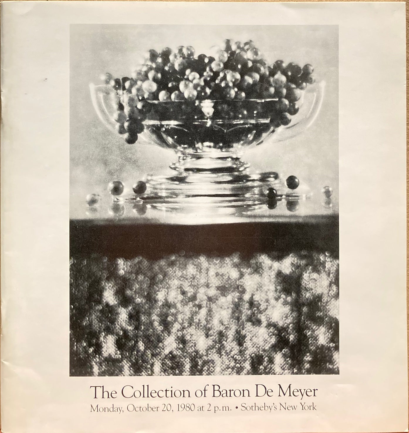 De Meyer, Baron. The Collection of Baron De Meyer.