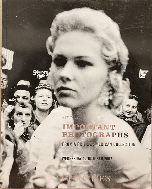 Frank, Robert. Important Photographs from a Private American Collection. Christie's. Wednesday 17 October 2007.