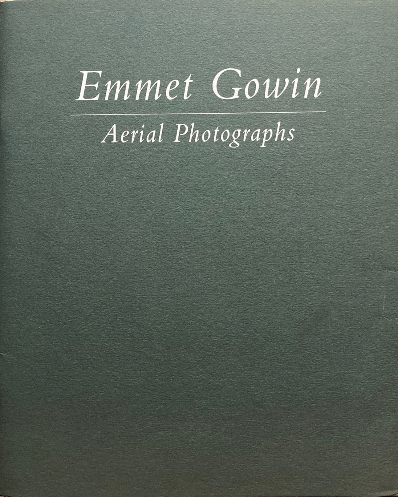 Gowin, Emmet. Emmet Gowin: Aerial Photographs. Princeton University Art Museum, February 3-March 22, 1998.