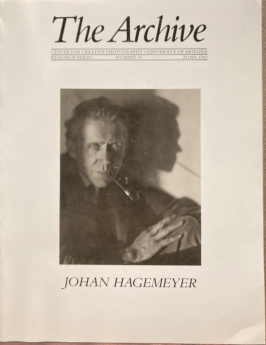 Hagemeyer, Johan. Johan Hagemeyer. The Archive. Research Series Number 16.