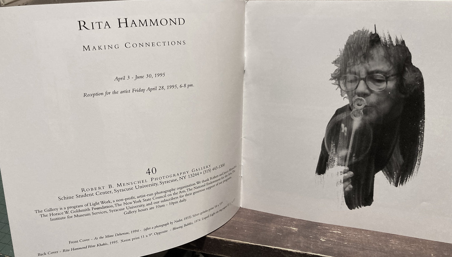 Hammond, Rita. Rita Hammond: Making Connections. April 3 - June 30, 1995.