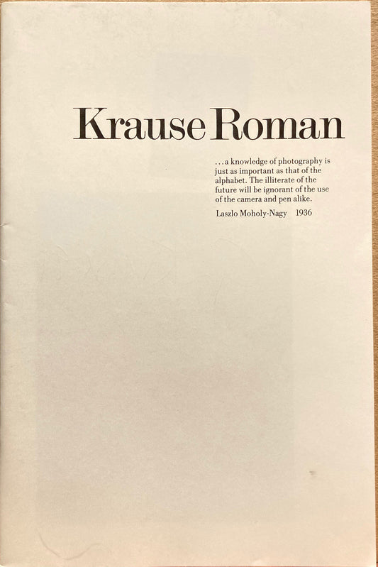 Krause, George. Krause Roman by George Krause. Signed.