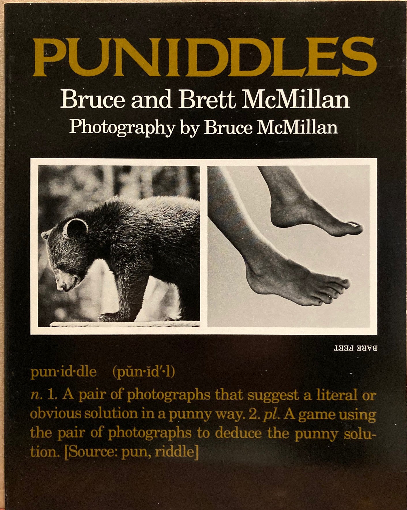 Humor. Puniddles by Bruce and Brett McMillan. Plus Punography by McMillan. Signed.