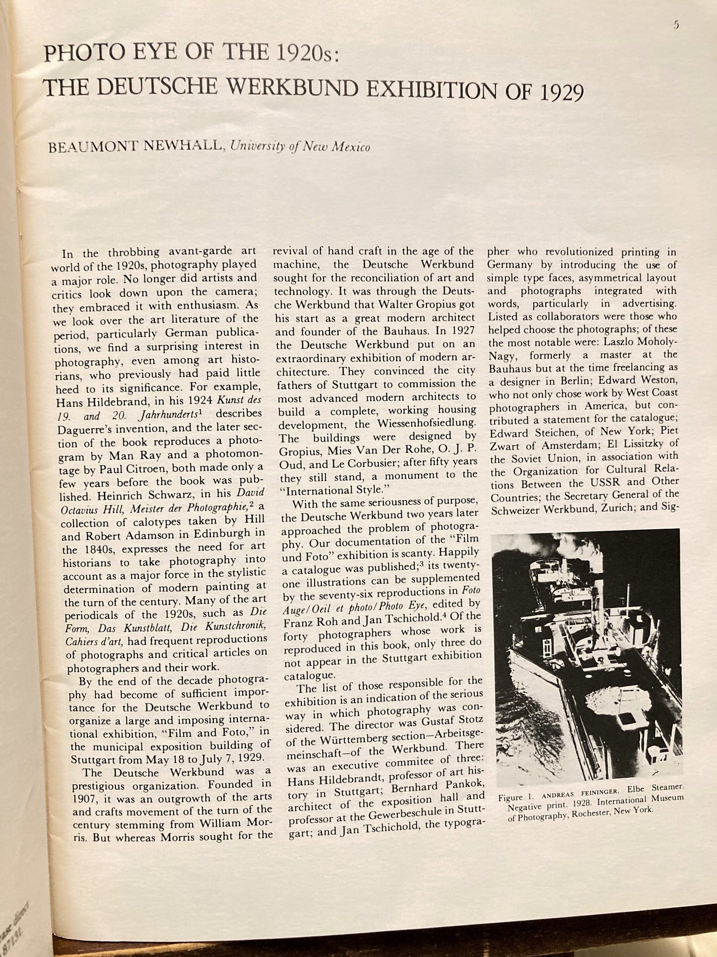 History of Photography.  New Mexico Studies in the Fine Arts. History of Photography Issue.