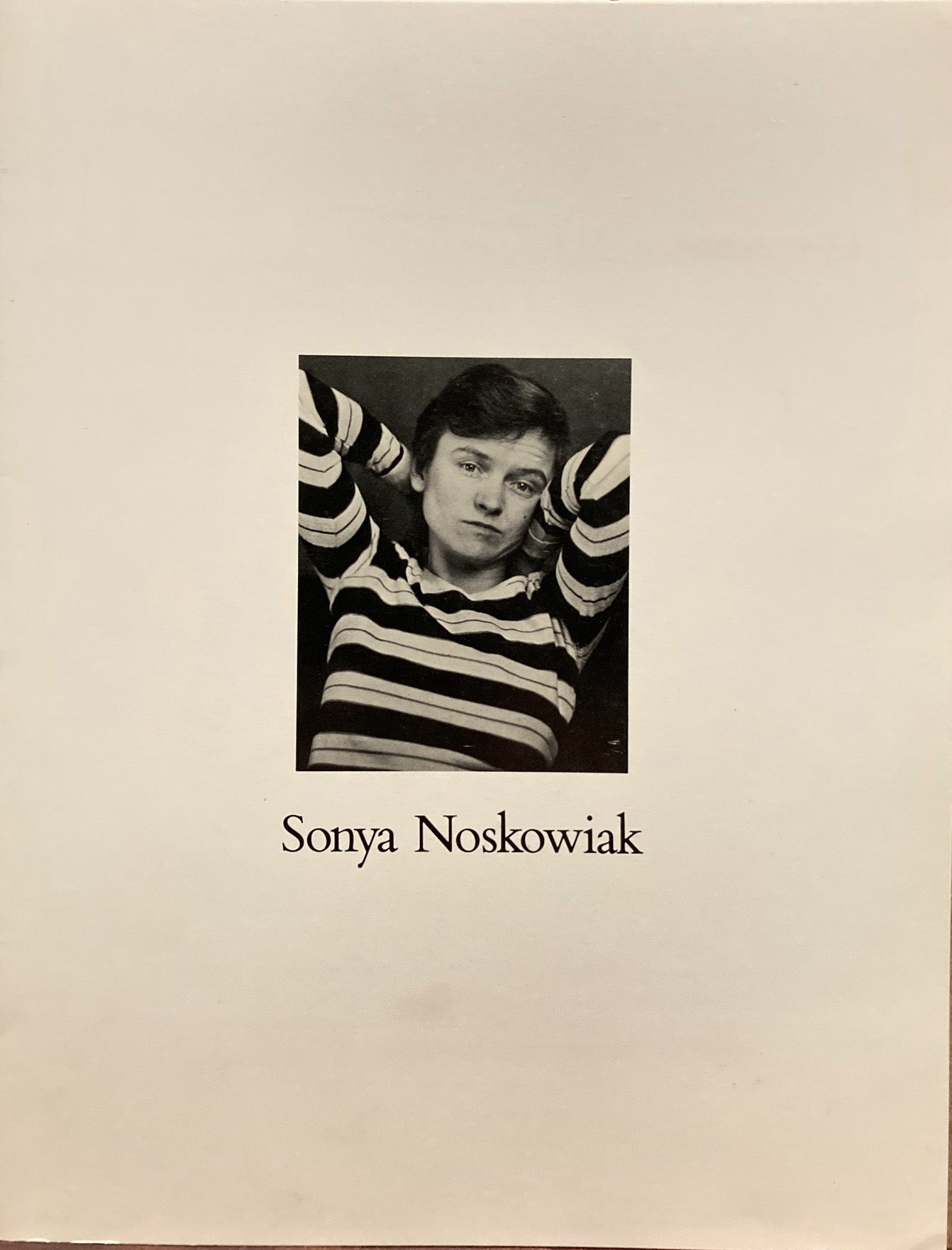 Noskowiak, Sonya. Sonya Noskowiak.