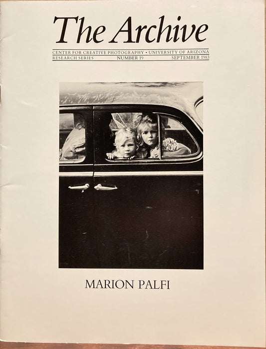 Palfi, Marion. Marion Palfi. The Archive. Research Series Number 19.